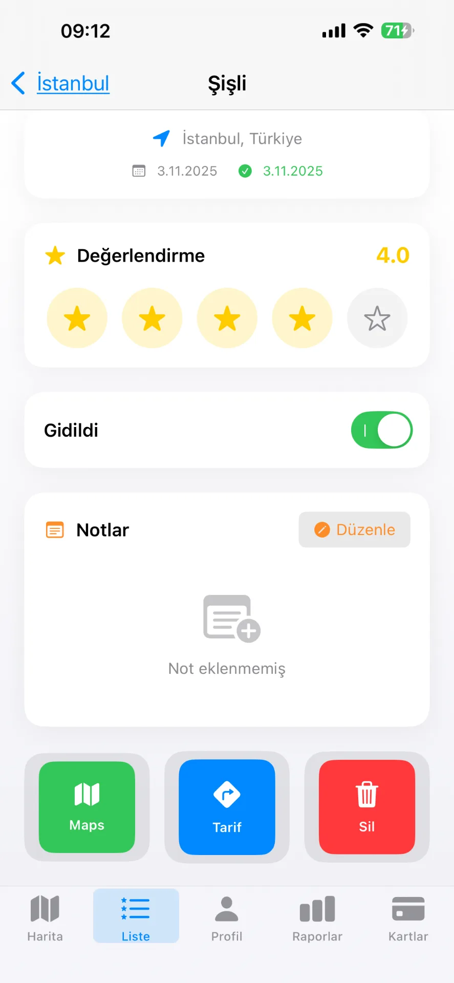 Seyatah Planlayıcı mobile - 2