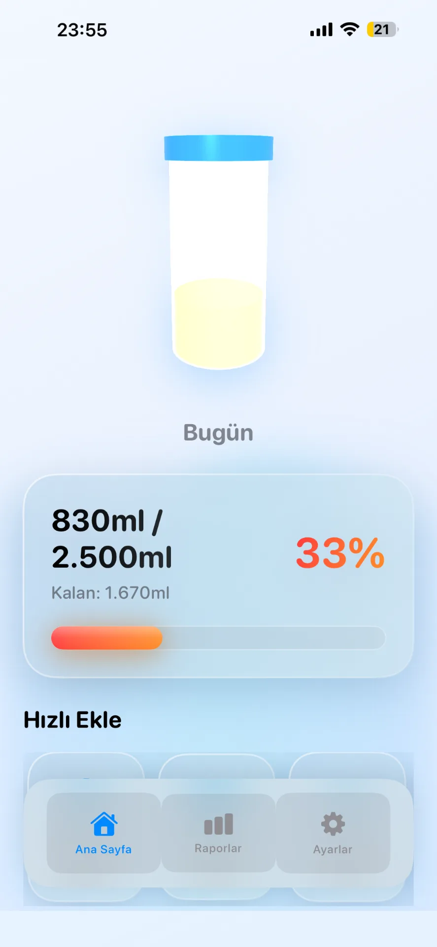 Su Takip - Hatırlatıcı