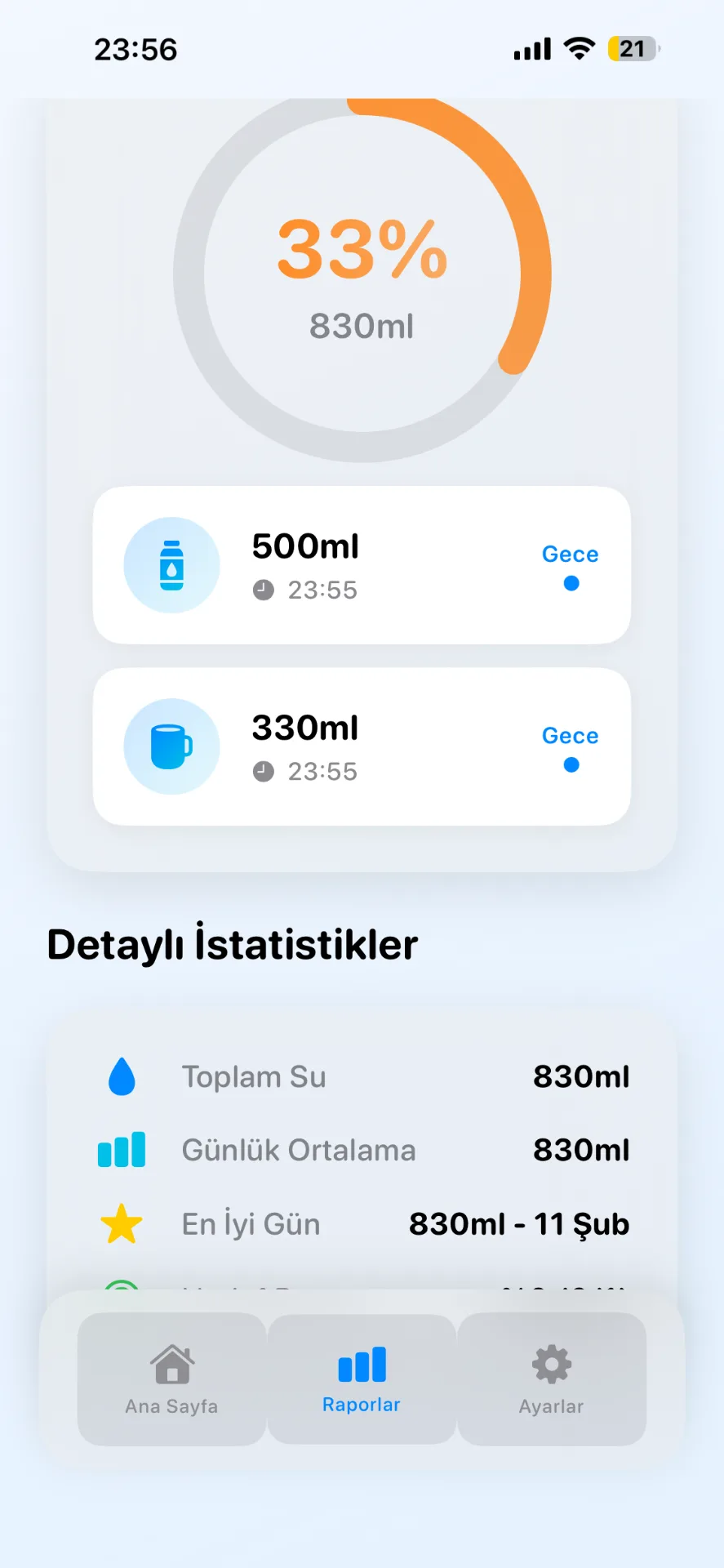Su Takip - Hatırlatıcı mobile - 4